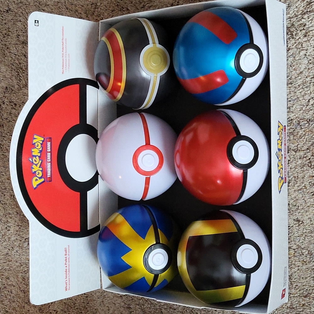 Pokemom Tin Ball (empty)